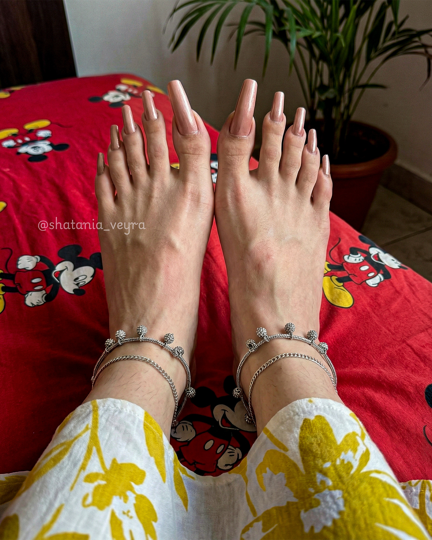 nail art for toes long toenails — elegant art design on long sculpted toenails